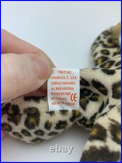 TY Beanie Baby Collection Retired Freckles Leopard June 3,1996 Rare Colelctable