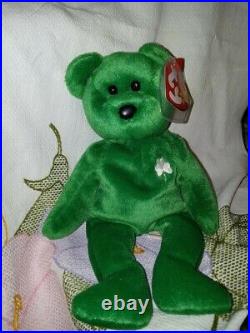 TY Beanie Baby Erin The Bear Rare 1997 TAG ERRORS Mint Condition