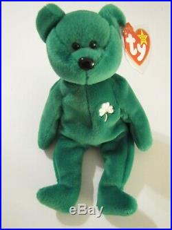 TY Beanie Baby Erin the Bear- 1997 Retired- Rare with Errors Used