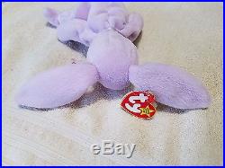 TY Beanie Baby FLOPPITY, Very Rare, With Many Errors & Defects, 1996