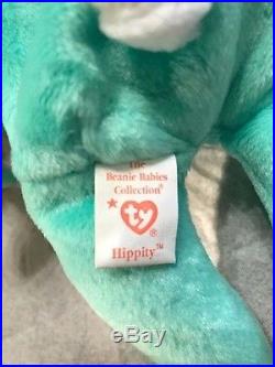 TY Beanie Baby HIPPITY 1996 very rare, with many ERRORS