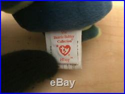 TY Beanie Baby HISSY THE SNAKE Rare/Retired Vintage Birthday April 4 1997 JKT11