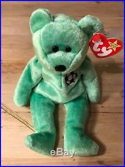 TY Beanie Baby Kicks Rare with Tag Error Immaculate Condition