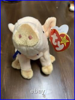 TY Beanie Baby Knuckles the Pig 1999 Retired SUPER RARE Tag Errors
