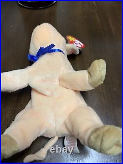 TY Beanie Baby Knuckles the Pig 1999 Retired SUPER RARE Tag Errors