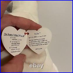 TY Beanie Baby Kuku the Cockatoo TAG ERRORS RARE RETIRED 1997 1998 Mint