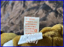 TY Beanie Baby Nip The Cat #4003 Tag Errors Rare 1993 PVC Pellets MINT