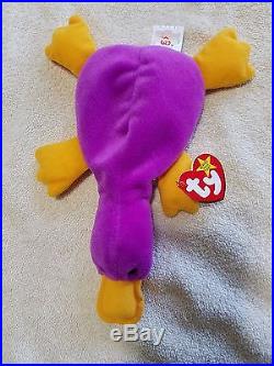 TY Beanie Baby PATTI, Very Rare, With Errors, Extra Special Tag, 1993