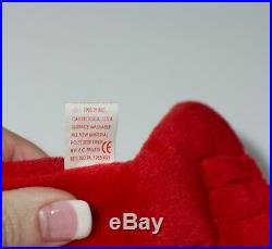 TY Beanie Baby Pinchers, Rare with Errors, PVC, Handmade in China