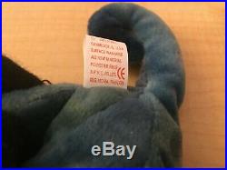 TY Beanie Baby RAINBOW IGGY Rare/Retired ERROR Birthday Oct 14 1997 JKT11