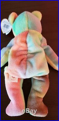 TY Beanie Baby Rare Peace style 4053 with RARE TAG ERRORS