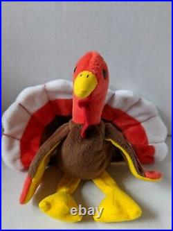 Details about   NWT Ty Beanie Baby Gobbles The Turkey VINTAGE 1996 RARE 