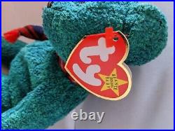 TY Beanie Baby Rare Retired Original Pristine Mint Condition 1999 Wallace Bear