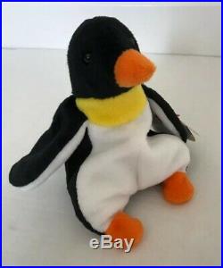 TY Beanie Baby Waddle The Penguin 1995 Rare Retired Vintage & Collectible