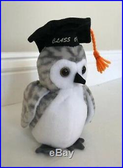 TY Beanie Baby Wiser The Owl 1999 Rare Retired Vintage & Collectable