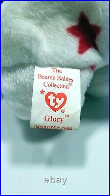 TY Glory Beanie Baby rare gold ear tag and tush tag errors MINT condition