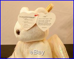 TY Halo Angel Bear Beanie Baby Rare Tush Tag #466 New Mint Collectors