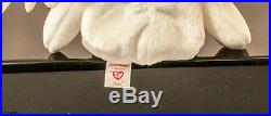 TY Halo Angel Bear Beanie Baby Rare Tush Tag #466 New Mint Collectors