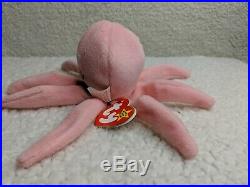 TY INKY The Octopus Beanie Baby VINTAGE Plush Toy RARE Errors 11-29-1994 MINT