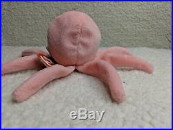 TY INKY The Octopus Beanie Baby VINTAGE Plush Toy RARE Errors 11-29-1994 MINT