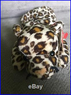 TY Original 1996 Beanie Baby FRECKLES The Leopard RARE AND RETIRED