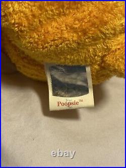 TY Poopsie beanie baby 2001 RARE RETIRED Multiple ERRORS Stored Excellent