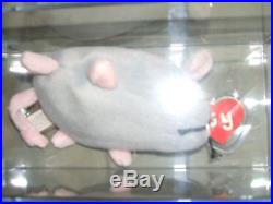 TY ULTRA RARE TRAP the Mouse 2nd/1st MWMT-MQ AUTHENTICATED