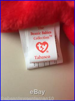 Tabasco Beanie BabyRareMade in Korea/Korean Canadian TagOnly One On Ebay
