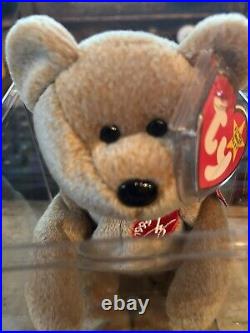 Ty 1999 Signature Bear Beanie Baby With Errors RARE BEAR