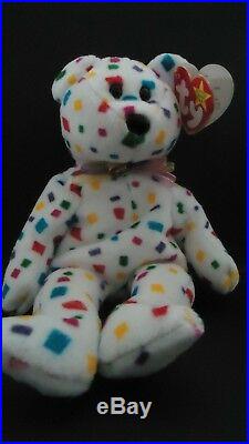 Ty 2K Beanie Baby New Years Eve Teddy Bear Mint Condition Extremely Rare
