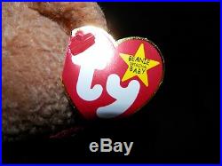 Ty Beanie Babies 1993 1996 RARE Curly Misspelled, 5 errors, MINT with box