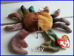 Ty Beanie Babies Baby Claude The Crab Very Rare