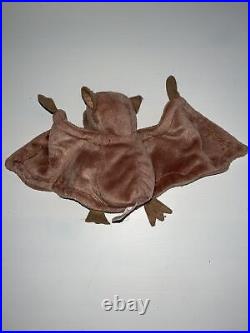 Ty Beanie Babies Batty Brown Bat 1997 RARE, ERRORS