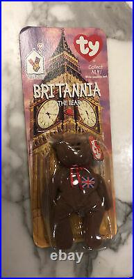 Ty Beanie Babies Britannia The Bear Mint Condition And Rare With Tag Errors