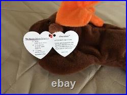 Ty Beanie Babies Chocolate The Moose 1993 Retired Rare And Has Errors