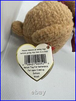 Ty Beanie Babies Curly The Bear Retired 1996 Extremely Rare 15 Errors
