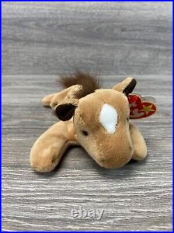 Ty Beanie Babies Derby the Horse Rare Retired with Tag Errors