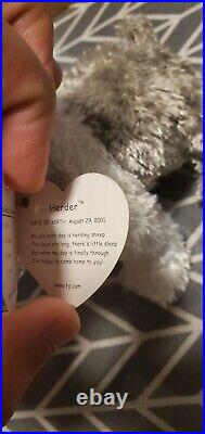 Ty Beanie Babies Herder 2001/2002 RARE WITH ERRORS