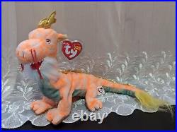 Ty Beanie Babies Loong The Orange Dragon Mint Rare (Asia-Pacific Exclusive)
