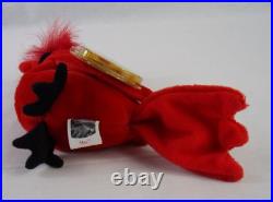 Ty Beanie Babies Mac The Cardinal 1998 1999 Tag Errors, Mint, Extremely Rare