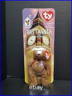 Ty Beanie Babies Mcdonald's International Bears Set (4) New In Box Rare Set