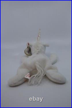 Ty Beanie Babies Mystic White Unicorn 1994 RARE, ERRORS (Retired, Baby)
