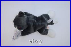 Ty Beanie Babies Nanook Husky Gray Dog 1996 RARE, ERRORS (Retired, Baby) #4104