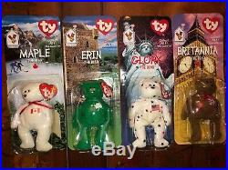 Ty Beanie Babies, Rare McDonald's Collectables4 Beanie Special International Set