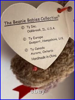 Ty Beanie Babies Scorch The Dragon RARE Tag Errors Inside of Tag Stamp