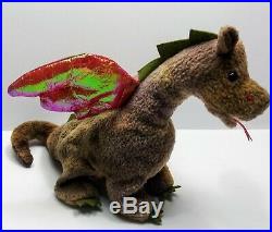 Ty Beanie Babies Scorch The Dragon Rare With Errors Retired 1998 Collectors Dream