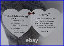 Ty Beanie Babies Slippery Gray Grey Seal 1998 1999 RARE, ERRORS Retired Baby