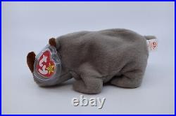 Ty Beanie Babies Spike Rhino 1996 RARE, ERRORS (Excellent, Retired, Baby)