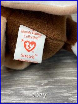 Ty Beanie Babies Stretch Rare with tag errors Retired