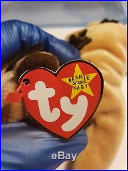 Ty Beanie Babies ULTRA rare retired with tag errors Derby PE 1st Edition Gift